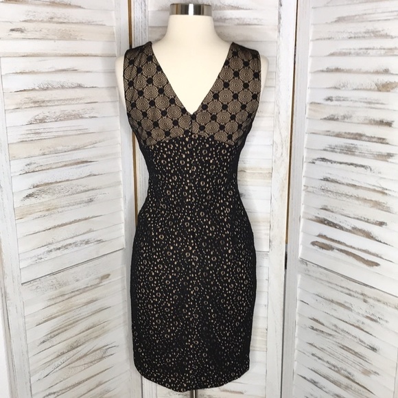 HEARTLOOM l Anthropologie Black Lace Topography Cocktail Dress Size Smal… - Picture 7 of 13